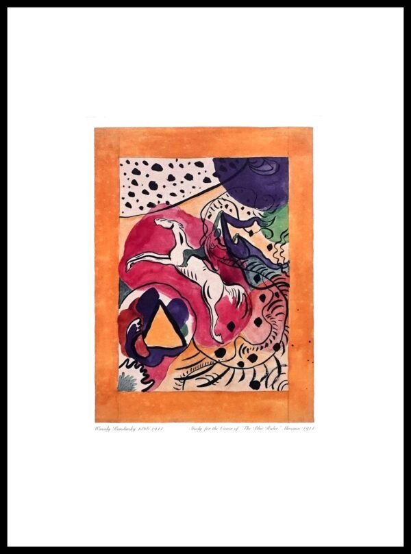 TAG 4790 Study for Cover of 'The Blue Rider'